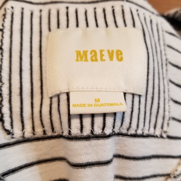 Maeve Anthropologie Striped Ruffle Tank Top - Picture 2 of 3